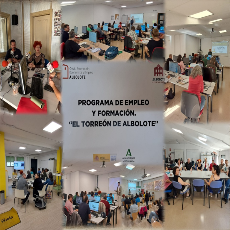 El Programa de Empleo y Formación “El Torreón de Albolote” llega a su ecuador